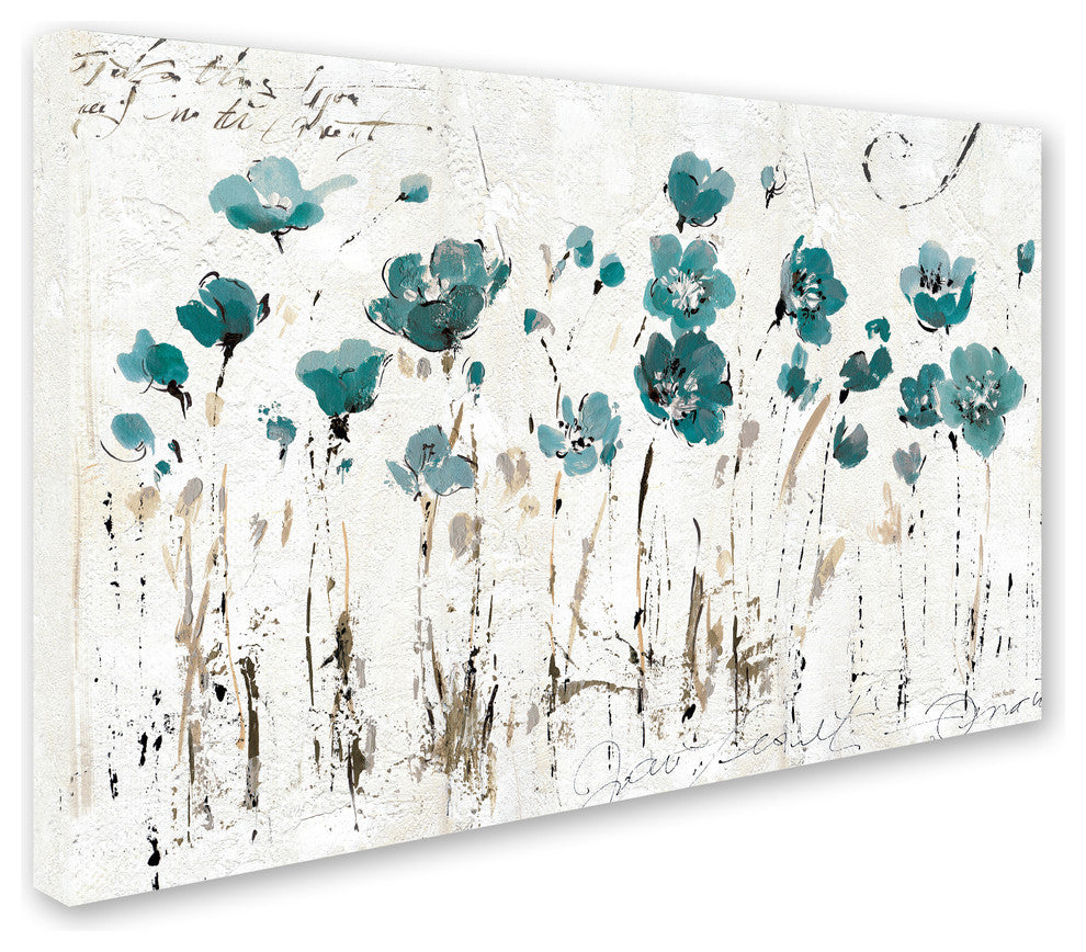 'Abstract Balance VI Blue' Canvas Art by Lisa Audit