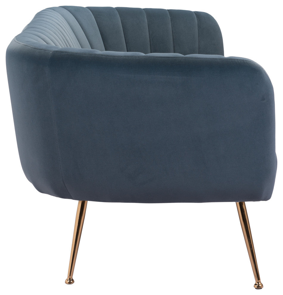 Deco Sofa Gray/Gold