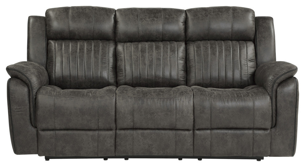Spivey Manual Reclining Sofa Collection, Double Reclining Sofa