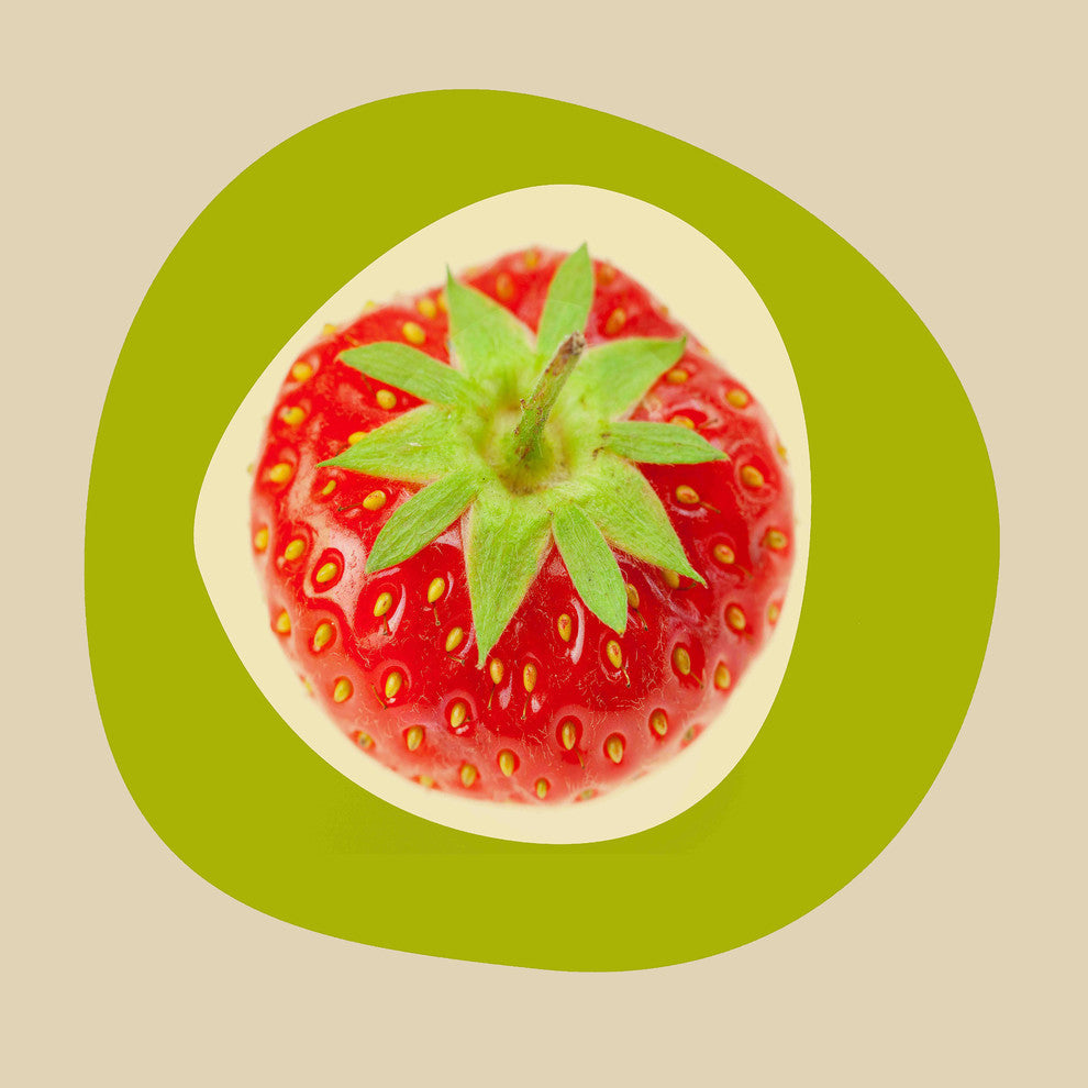 "September Strawberry" Painting Print on Canvas by Irena Orlov