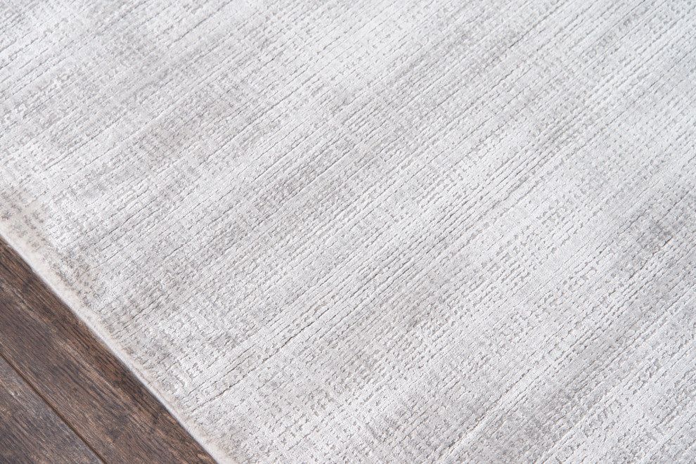 Momeni Cannes Tencel Machine Made Gray Runner 2'3"x7'6"