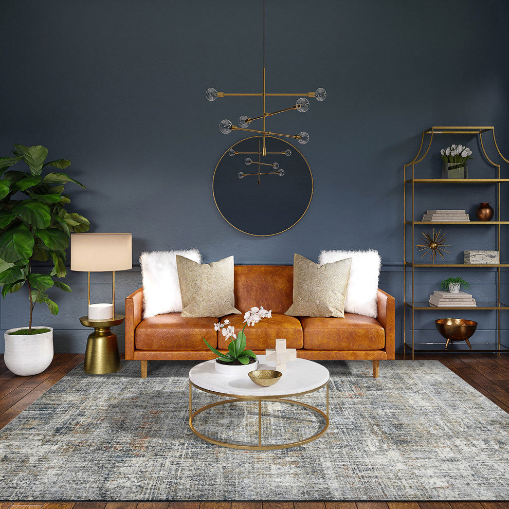 Vermont Erysse Area Rug, Gray, 7'10" x 9'10", Abstract