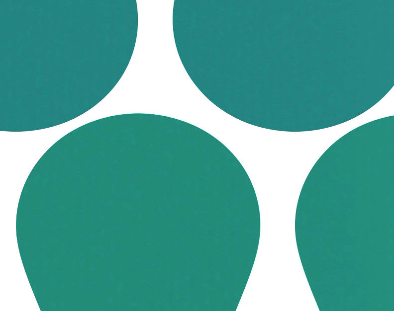 18"x30" Watermelon Seeds, Geometric Print Hand Towel, Teal