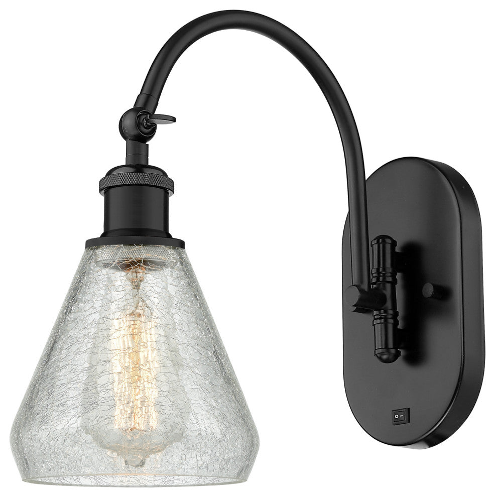 Innovations 518-1W-BK-G275 1-Light Sconce, Matte Black