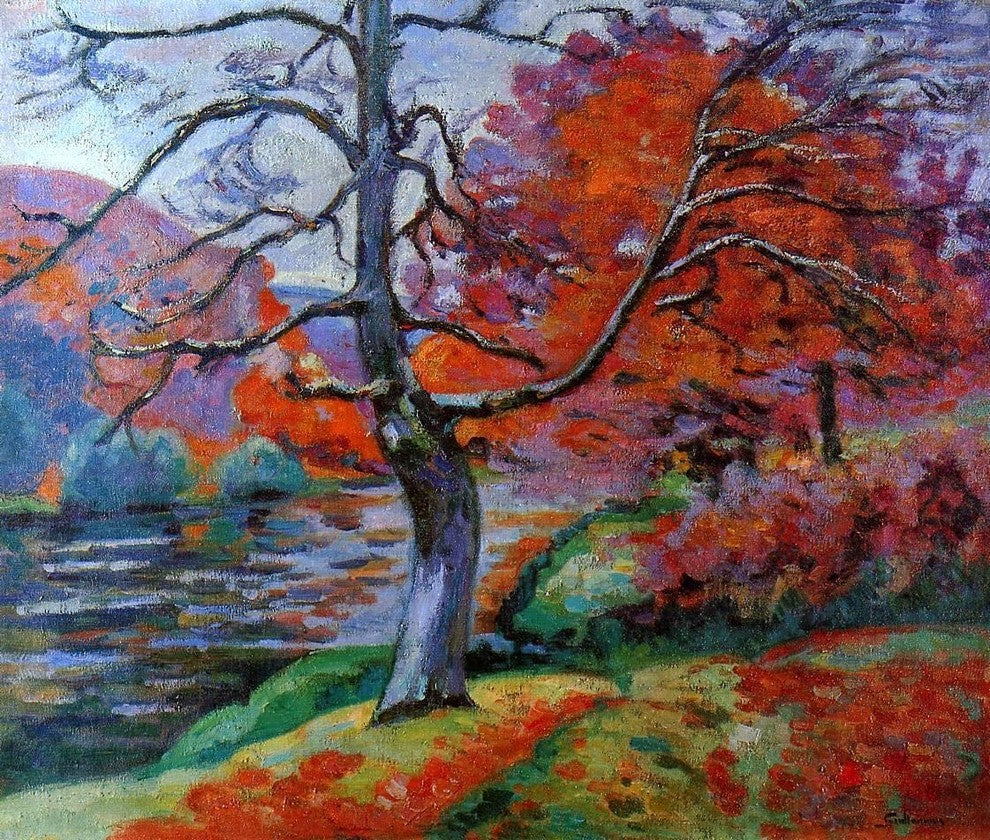 Armand Guillaumin Echo Rock, Gallery Wrapped Canvas Print, 20"x25"