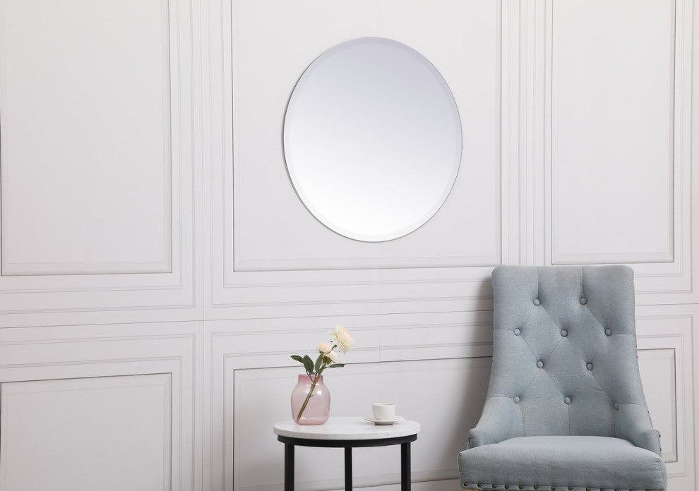 Contemporary Clear Vanity Mirror