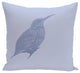 Colibri Print Pillow, Cornflower, 18"x18"