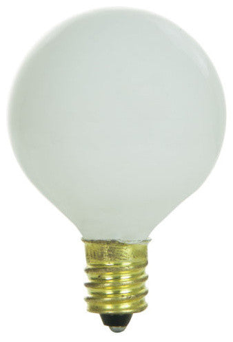 Sunlite 10 Watt G11 Globe, Candelabra Base, White, 5 Pack