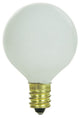 Sunlite 10 Watt G11 Globe, Candelabra Base, White, 5 Pack