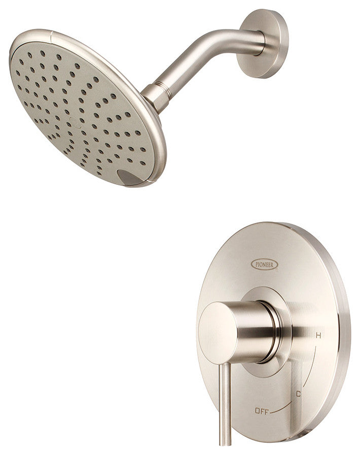 Motegi Single Handle Shower Trim Set, Brushed Nickel