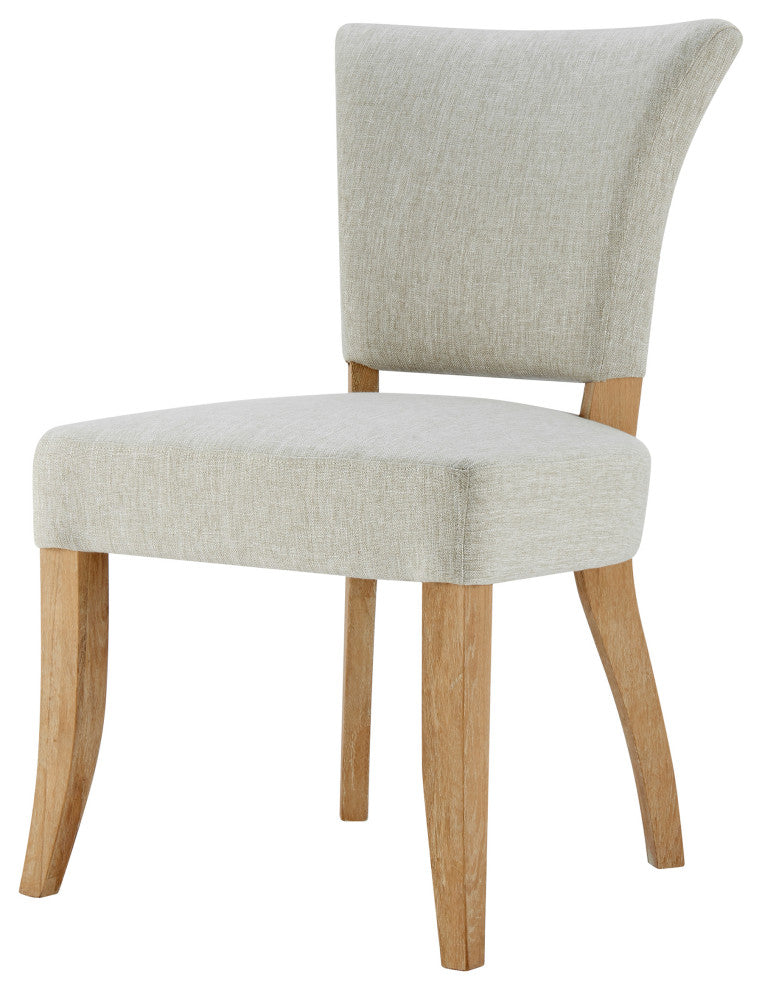 Austin Fabric Dining Side Chair, Rice