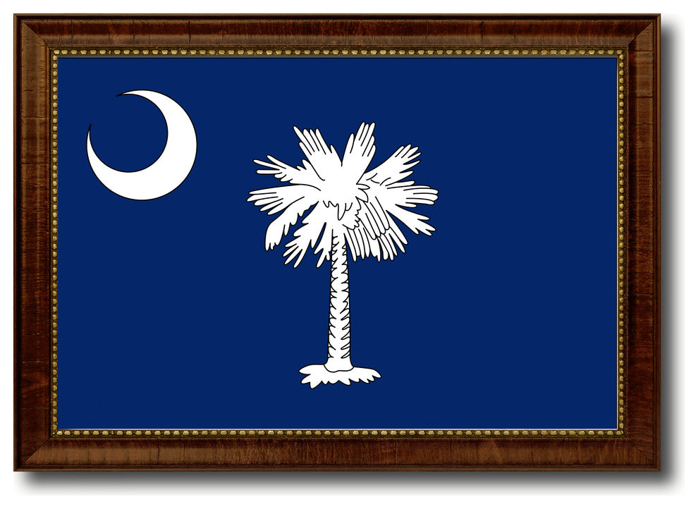 South Carolina State Flag Canvas Print, 21"x30"