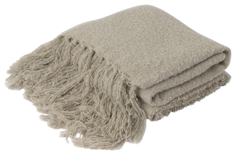 Plush Touch Fringe Throw