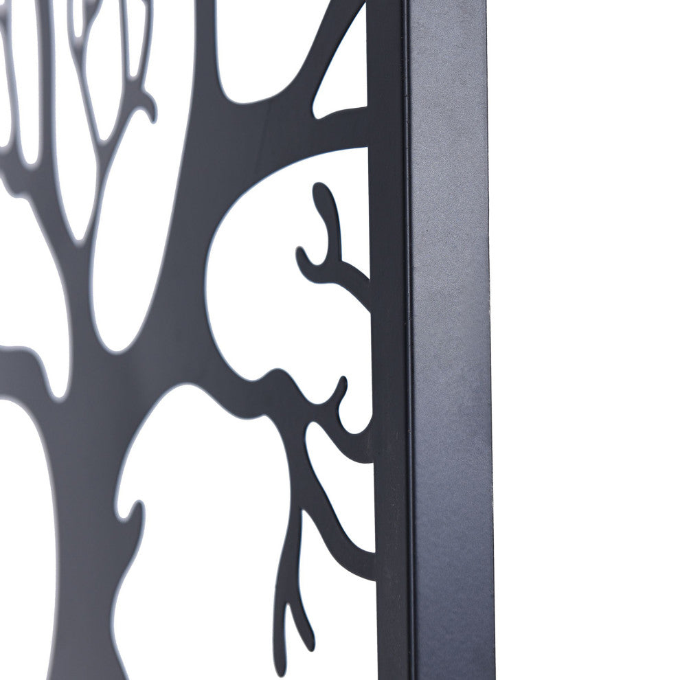 Three Paneled Tree Metal Wall Decor