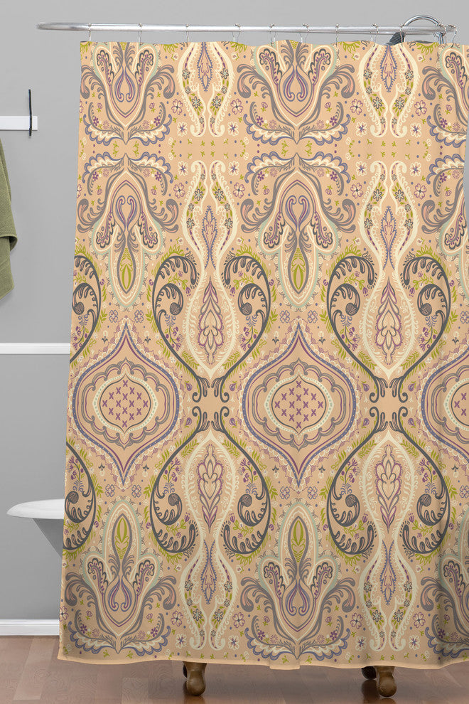 Pimlada Phuapradit Lace Damask Shower Curtain, Standard