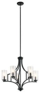 Chandelier 5-Light, Distressed Black