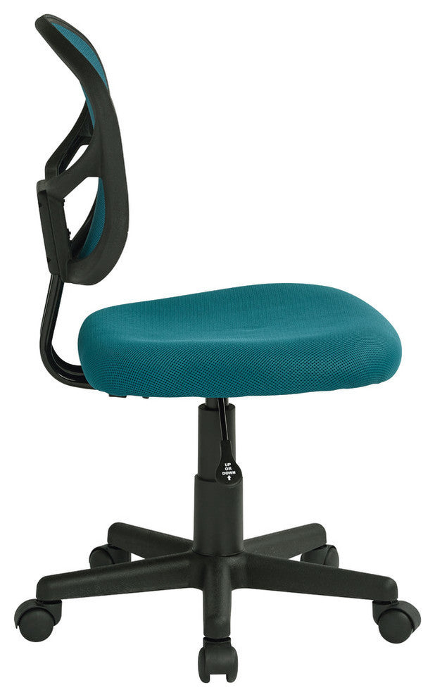 Mesh Task chair, Blue Fabric