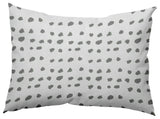 Dot Of Spots Decorative Throw Pillow, Gray, 14"x20"