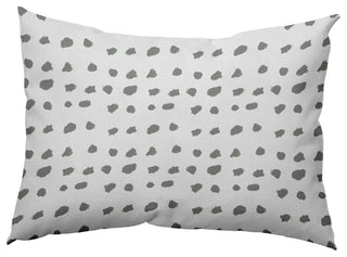 Dot Of Spots Decorative Throw Pillow, Gray, 14"x20"
