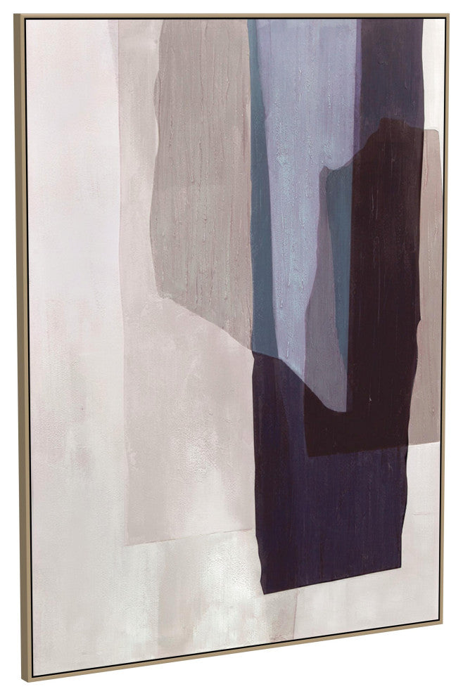 Salone Framed Canvas - Gold Frame