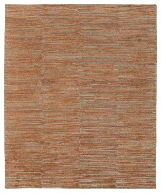 Braeside T8005 Transitional/Casual Area Rug, Orange/Gray, 8'x10'
