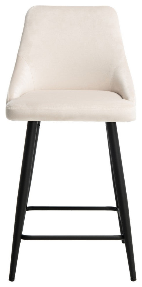 Safavieh Kelsey Counter Stool, Beige/Black
