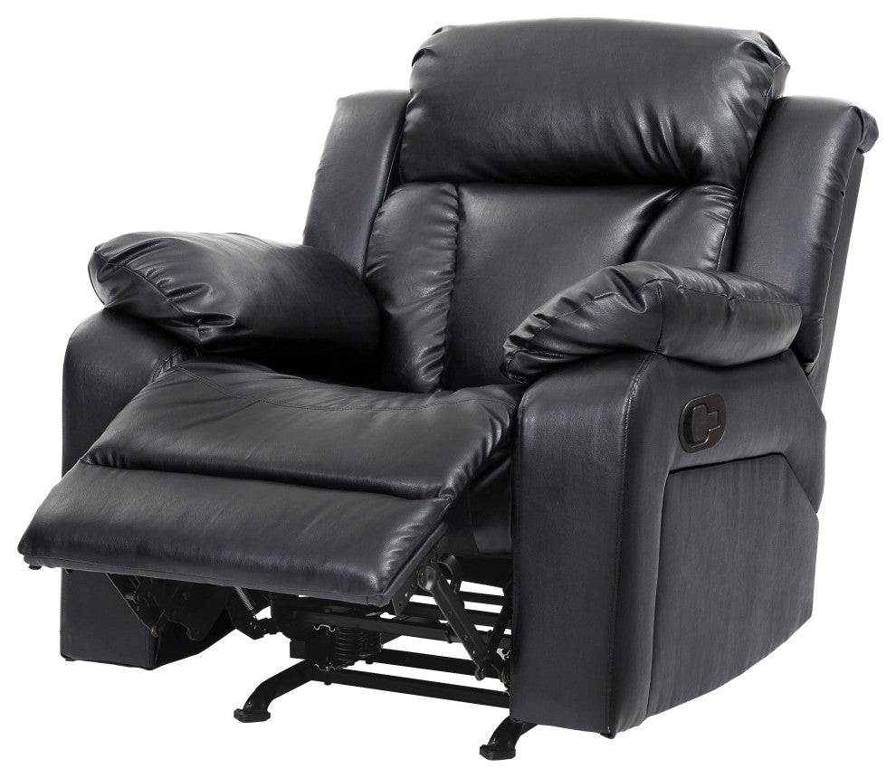 Springfield Rocker Recliner, Black