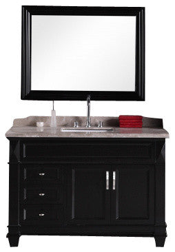 Hudson 48" Single Sink Vanity Set, Espresso