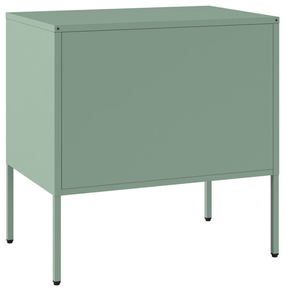 Back view of cabinet on white background.