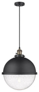 INNOVATIONS 201CSW-BAB-HFS-124-BK-LED 1-Light Pendant Matte Black