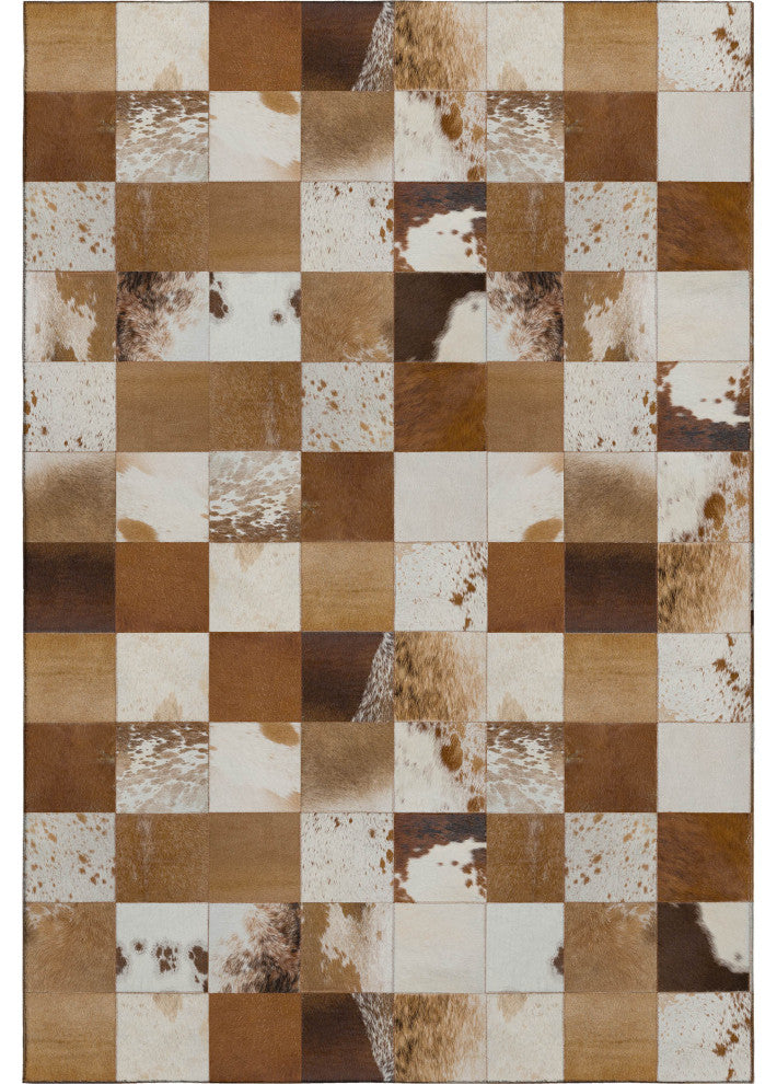 Addison Premium Washable Mayfield AMF105 Browns 3' x 5' Rug