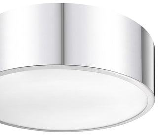 Zlite 2302F3-CH 3-Light Flush Mount, Chrome