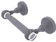 Pacific Grove 2-Post Toilet Paper Holder with Twisted Accents, Matte Gray