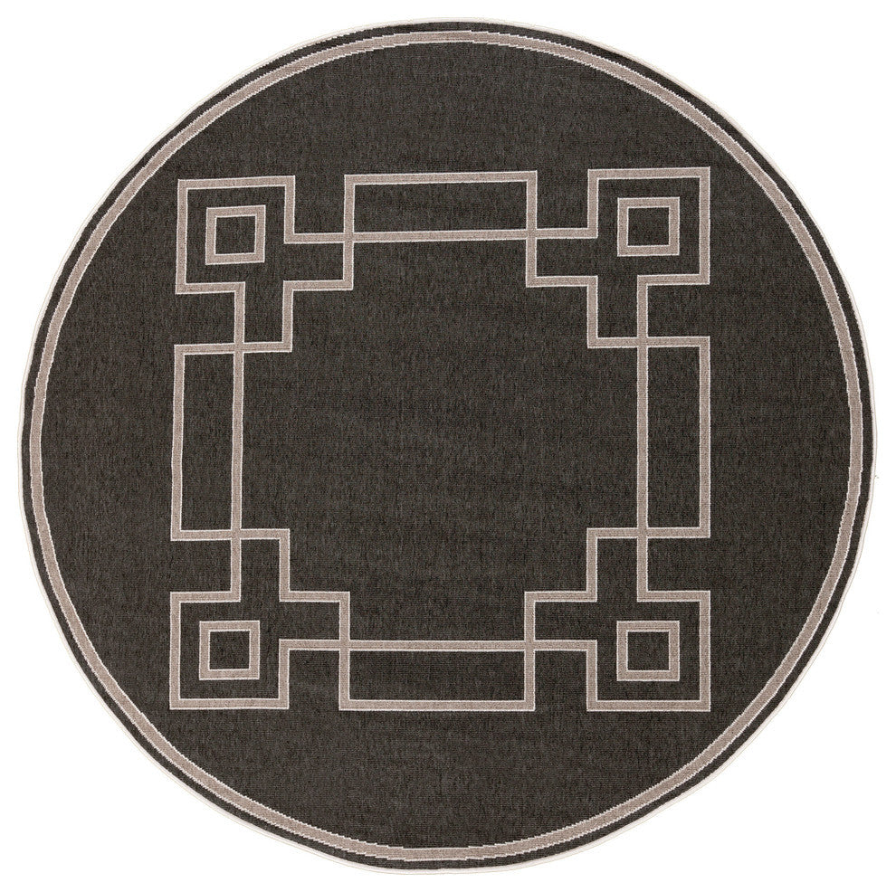Alfresco Area Rug, 7'3" Round