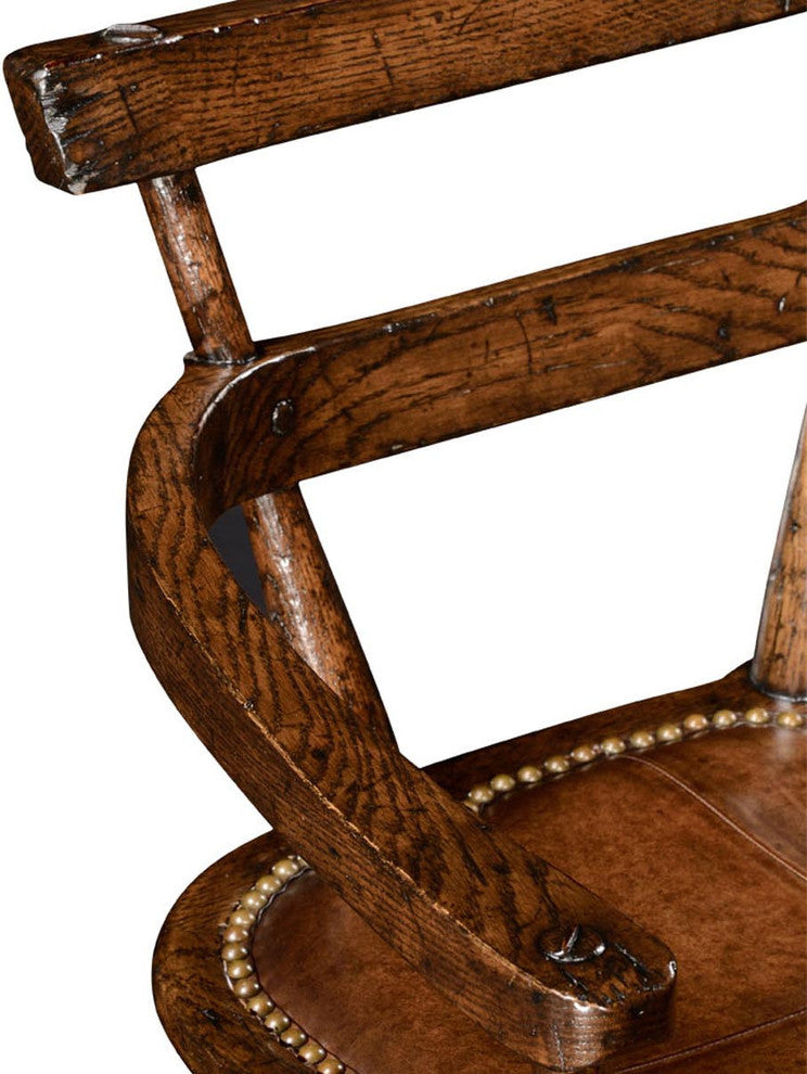 Country Oak Bar Stool