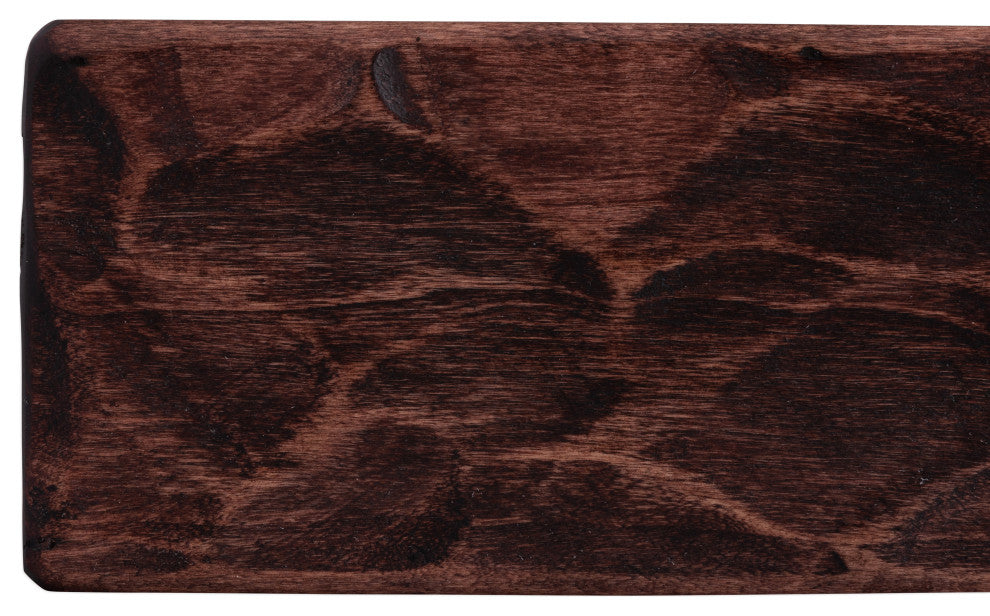 Rough Hewn Fireplace Shelf Mantel, Mahogany, 48"