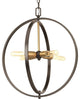 Progress Lighting Swing 4-Light, Mediumium Pendant, Antique Bronze