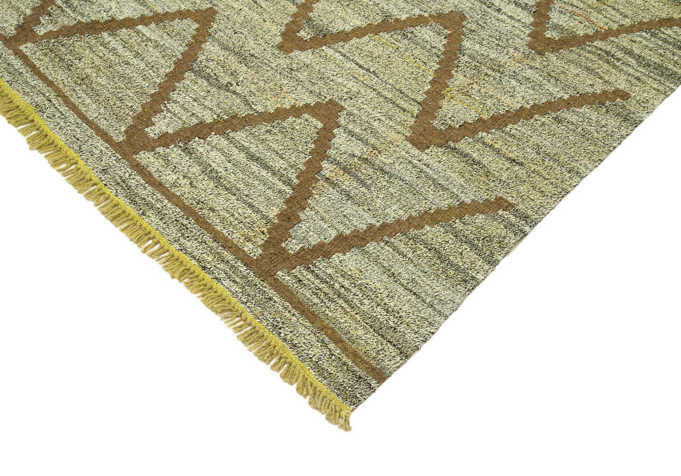Rug N Carpet - Hand-knotted Turkish 7' 2'' x 10' 4'' Unique Wool Kilim Rug
