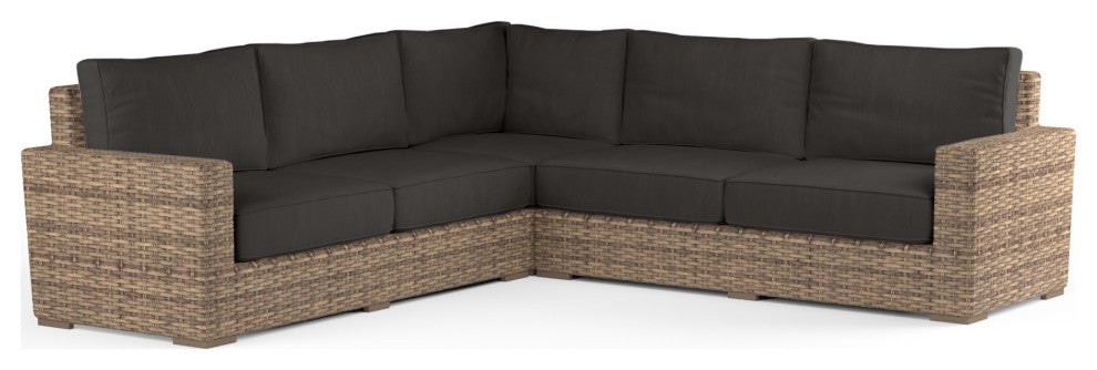Havana All-Weather Wicker Durability Outdoor Sectional Sofa