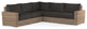 Havana All-Weather Wicker Durability Outdoor Sectional Sofa