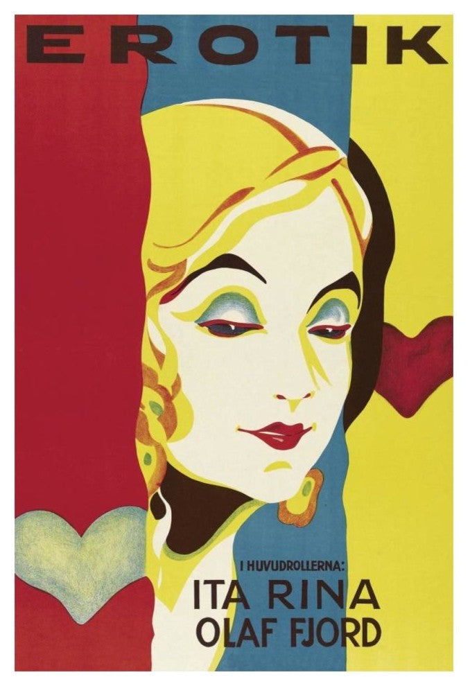 "Vintage Film Posters: Seduction "Erotik" Paper Print, 14"x20"