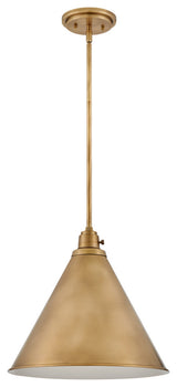 Hinkley Lighting 3694 Arti 15"W Pendant - Heritage Brass