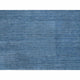 Denim Blue, Modern Design, Soft and Plush Wool Hand Loomed, Rug, 9'0"x11'10"