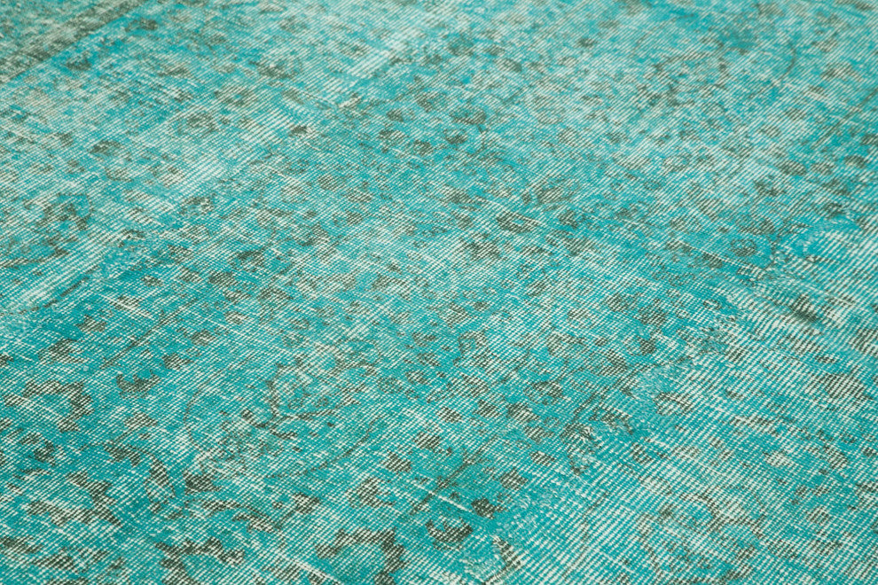 Rug N Carpet - Handmade Turkish 5' 3" x 9' 0" Colorful Overdyed Area Rug