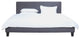 First of A Kind Eliza Queen Bed Dark Gray Fabric