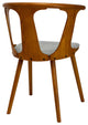 Nathan Mid Century Wood Accent Arm Chair