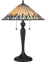 Quoizel TF1433T Two Light Table Lamp Pearson Bronze Patina