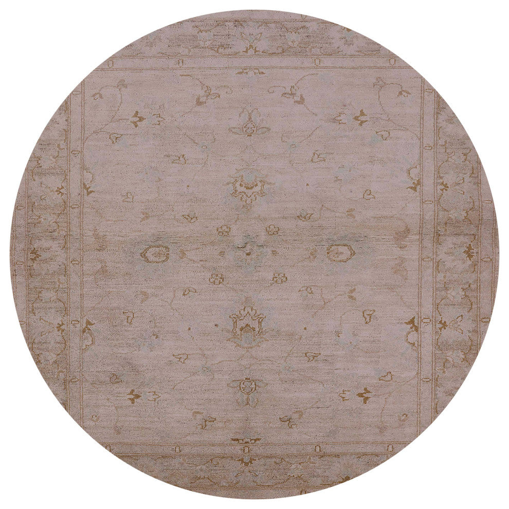 Ahgly Company Indoor Round Mid-Century Modern Area Rugs, 4' Round