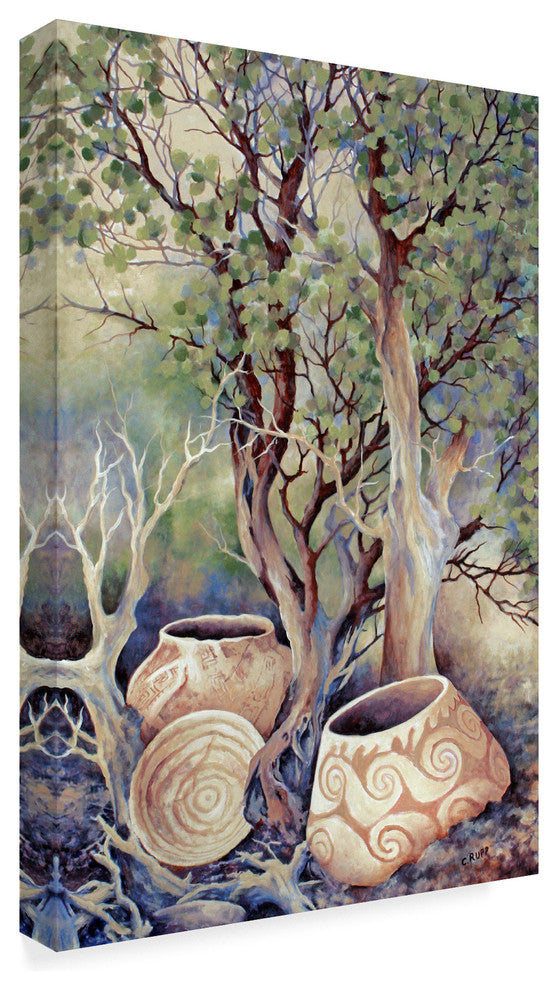 Carol J Rupp 'Ceramic Pottery' Canvas Art, 16"x24"
