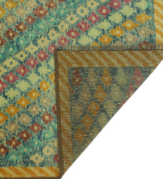 Balochi Channing Blue/Gold Rug, 3'11x5'10